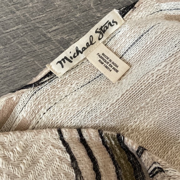 Michael Stars Ruana Blanket Poncho Cardigan Wrap - Picture 9 of 11